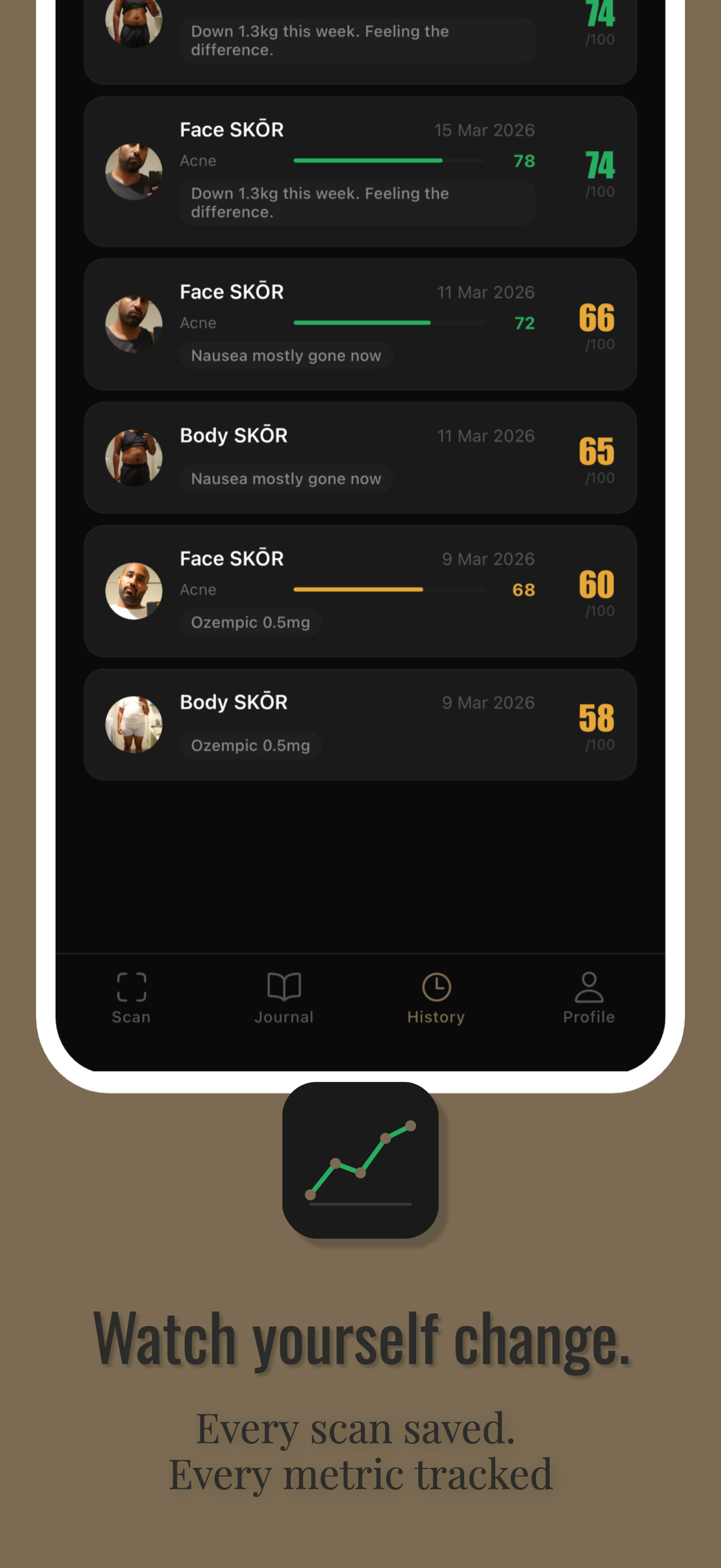 Progress Timeline screenshot